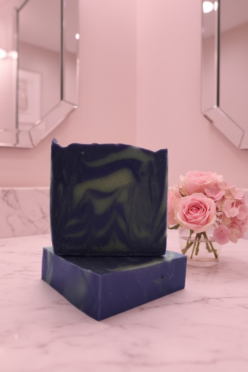 Lavender Swirl Soap Bar